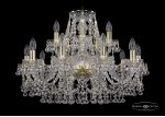 Люстра хрустальная Bohemia Ivele 1409/10+5/240/G