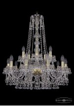Люстра хрустальная Bohemia Ivele 1409/10+5/240/h-77/G