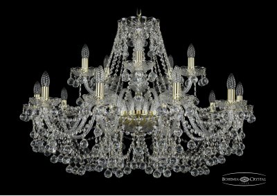 Люстра хрустальная Bohemia Ivele 1409/10+5/360/G