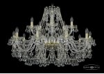 Люстра хрустальная Bohemia Ivele 1409/10+5/360/G