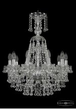 Люстра хрустальная Bohemia Ivele 1409/10/195/XL-67/Ni