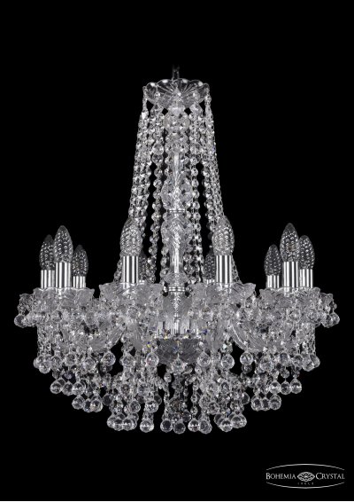 Люстра хрустальная Bohemia Ivele 1409/10/195/h-63/Ni