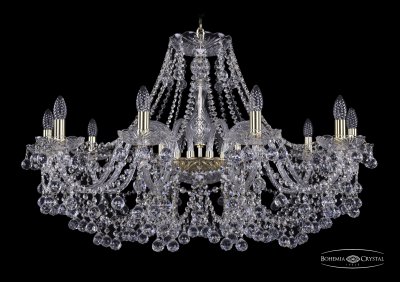Люстра хрустальная Bohemia Ivele 1409/10/360/G