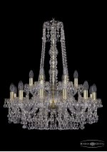 Люстра хрустальная Bohemia Ivele 1409/12+6/240/h-77/G