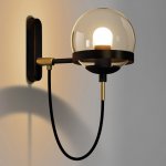 Настенное бра ORBIT WALL Черный ImperiumLoft 140912-26