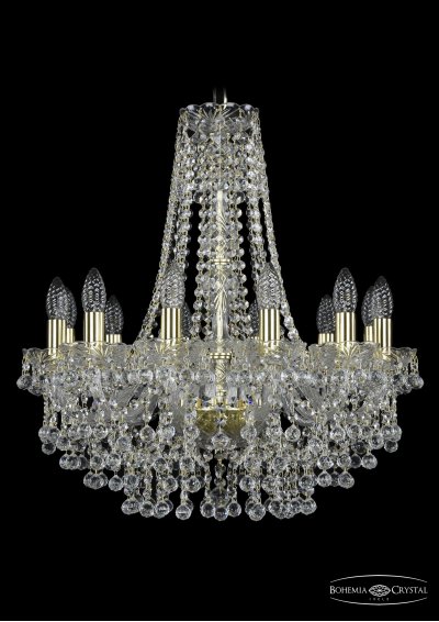 Люстра хрустальная Bohemia Ivele 1409/12/195/h-63/G