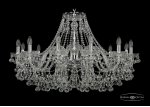Люстра хрустальная Bohemia Ivele 1409/12/360/Ni