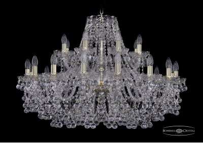 Люстра хрустальная Bohemia Ivele 1409/16+8/360/G