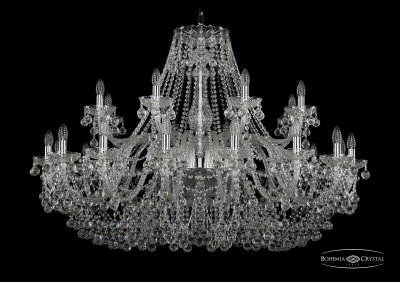 Люстра хрустальная Bohemia Ivele 1409/16+8/460/Ni