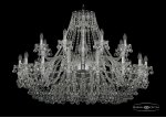 Люстра хрустальная Bohemia Ivele 1409/16+8/460/Ni