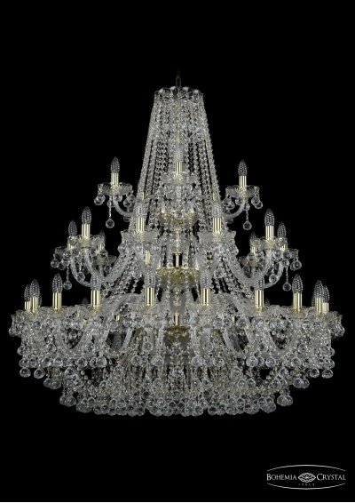 Люстра хрустальная Bohemia Ivele 1409/20+10+5/400/3d/G