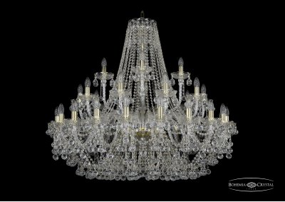 Люстра хрустальная Bohemia Ivele 1409/20+10+5/400/G