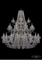 Люстра хрустальная Bohemia Ivele 1409/20+10+5/460/3d/G