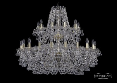 Люстра хрустальная Bohemia Ivele 1409/20+10/360/2d/G