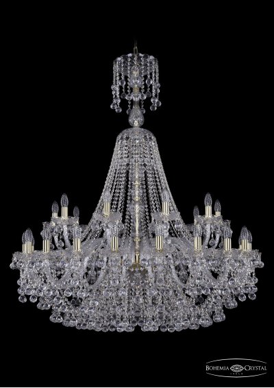Люстра хрустальная Bohemia Ivele 1409/20+10/400/XL-132/G