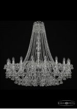 Люстра хрустальная Bohemia Ivele 1409/20/400/h-113/Ni