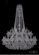 Люстра хрустальная Bohemia Ivele 1409/24+12+6/460/h-174/2d/Ni