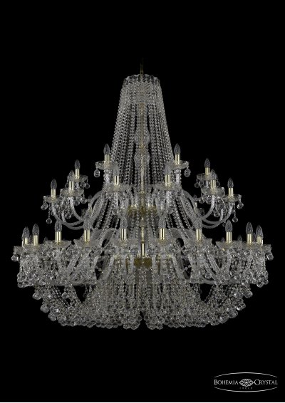 Люстра хрустальная Bohemia Ivele 1409/24+12+6/530/2d/G
