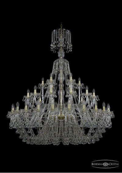 Большая Люстра хрустальная Bohemia Ivele 1409/24+12+6/530/XL-169/G Большая Люстра хрустальная Bohemia Ivele 1409/24+12+6/530/XL-169/G