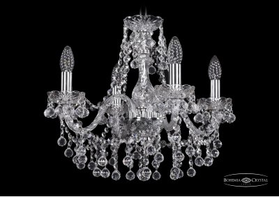 Люстра хрустальная Bohemia Ivele 1409/4/160/Ni
