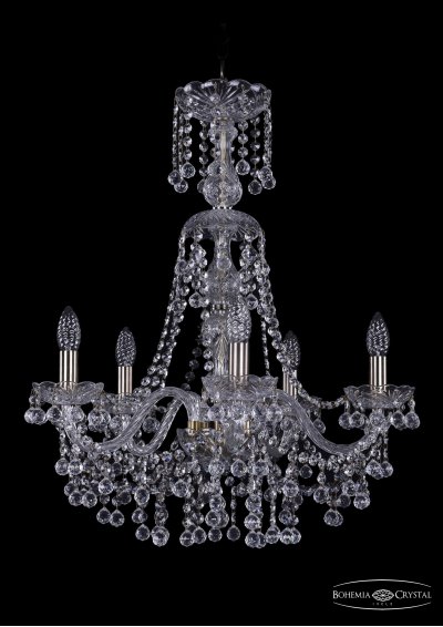 Люстра хрустальная Bohemia Ivele 1409/5/195/XL-68/Pa