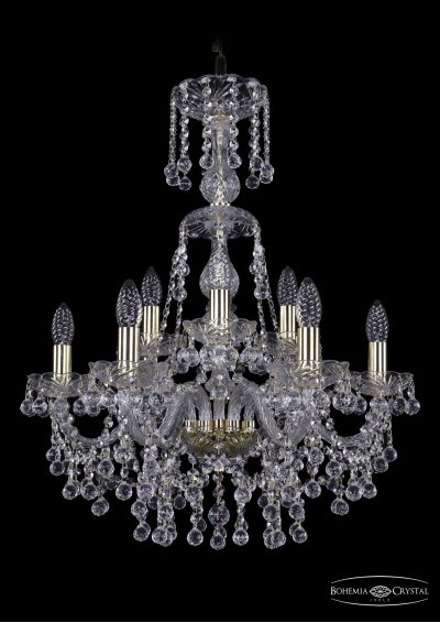 Люстра хрустальная Bohemia Ivele 1409/6+3/195/XL-68/G