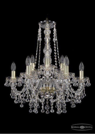 Люстра хрустальная Bohemia Ivele 1409/6+3/195/h-63/G