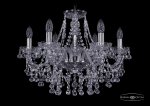 Люстра хрустальная Bohemia Ivele 1409/6/195/Ni