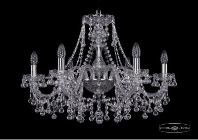 Люстра хрустальная Bohemia Ivele 1409/6/240/Ni