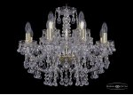 Люстра хрустальная Bohemia Ivele 1409/8+4/195/G