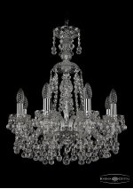 Люстра хрустальная Bohemia Ivele 1409/8/160/XL-60/Ni