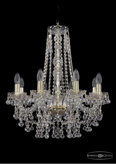 Люстра хрустальная Bohemia Ivele 1409/8/195/h-63/G