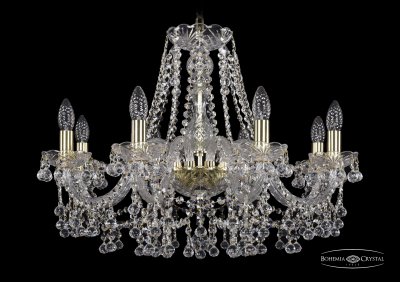 Люстра хрустальная Bohemia Ivele 1409/8/240/G