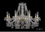 Люстра хрустальная Bohemia Ivele 1409/8/240/G