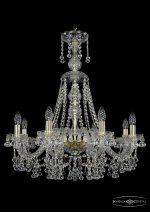 Люстра хрустальная Bohemia Ivele 1409/8/240/XL-75/G