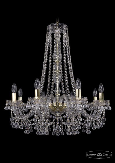 Люстра хрустальная Bohemia Ivele 1409/8/240/h-75/G