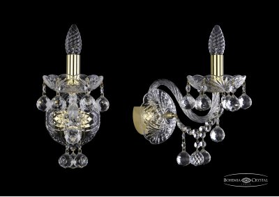 Светильник настенный бра Bohemia Ivele 1409B/1/160/XL/G