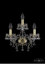 Светильник настенный бра Bohemia Ivele 1409B/2+1/141/G