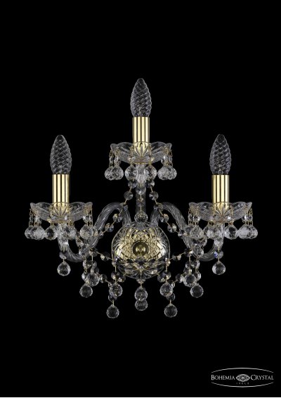 Светильник настенный бра Bohemia Ivele 1409B/2+1/160/G