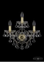 Светильник настенный бра Bohemia Ivele 1409B/2+1/160/XL/G