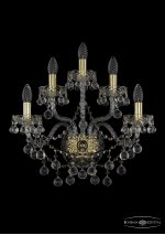 Светильник настенный бра Bohemia Ivele 1409B/2+2+1/195/XL/G