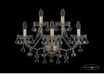 Светильник настенный бра Bohemia Ivele 1409B/3+2/195/XL/G