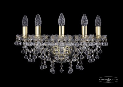 Светильник настенный бра Bohemia Ivele 1409B/5/160/G