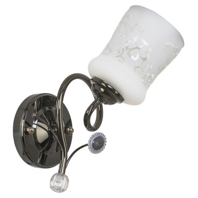 Настенный светильник Экономсвет 1409LM/1wBK WT Настенный светильник Экономсвет 1409LM/1wBK WT