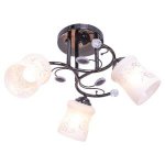 Люстра эконом Экономсвет 1409LM/3BK WT