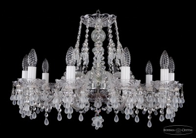 Люстра хрустальная Bohemia Ivele 1410/10/240/Ni/0300