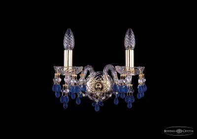 Светильник настенный бра Bohemia Ivele 1410B/2/141/G/V3001