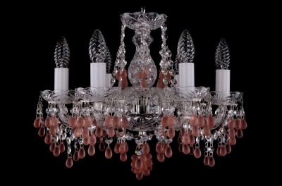 Люстра хрустальная Bohemia Ivele 1410/6/141/Ni/7010 Люстра хрустальная Bohemia Ivele 1410/6/141/Ni/7010