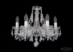 Люстра хрустальная Bohemia Ivele 1410/6/160/Ni/0300