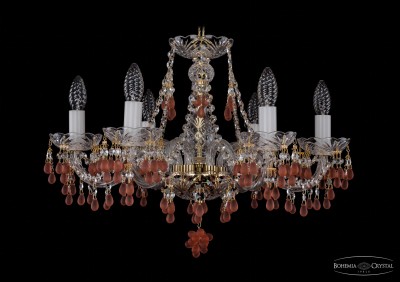 Люстра хрустальная Bohemia Ivele 1410/6/195/G/7010